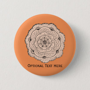 Badge Rond 5 Cm Choisissez Votre Propre Couleur Lacy Crochet Doily
