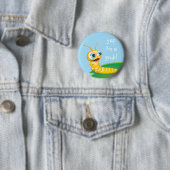 Badge Rond 5 Cm Chomp the Grub :: (En situation)