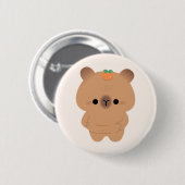 Badge Rond 5 Cm Chonky Capybara (Devant & derrière)