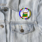 Badge Rond 5 Cm Choo Choo Train Baby shower oncle à être (En situation)