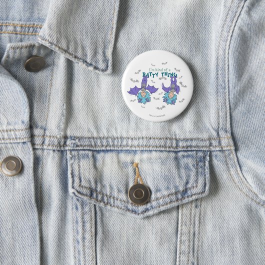 Badge Rond 5 Cm Chose Un Chose Deux Espèce de Truc Fêlé (En situation)