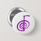 Badge Rond 5 Cm Choses de Reiki (Devant & derrière)