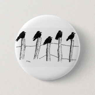 Badge Rond 5 Cm Choucas