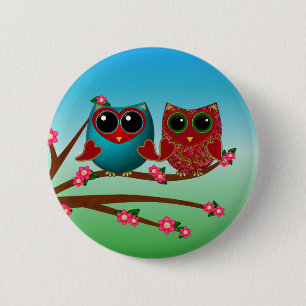 Badge Rond 5 Cm Chouette aimez-vous les péchés