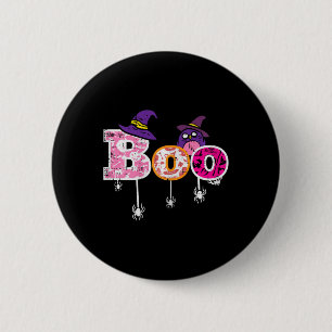 Badge Rond 5 Cm Chouette d'araignée rose effrayant Costume d'Hallo