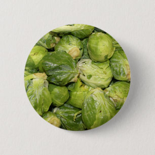 Badge Rond 5 Cm Choux de Bruxelles