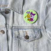Badge Rond 5 Cm Chowder et Kimchi (En situation)