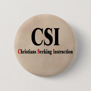 Badge Rond 5 Cm Chrétiens CSI