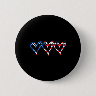 Badge Rond 5 Cm Chrétiens Hommes Un National Sous Dieu 4 Juillet M