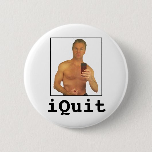 Badge Rond 5 Cm Chris Lee : iQuit (Devant)