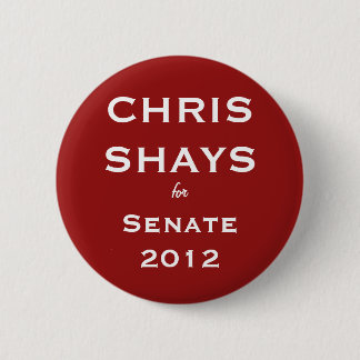 Badge Rond 5 Cm Chris Shays pour le bouton de sénat