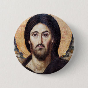 Badge Rond 5 Cm Christ Pantocrator