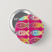 Badge Rond 5 Cm Christian008 (Devant & derrière)