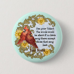 Badge Rond 5 Cm Christian Cardinals Talent