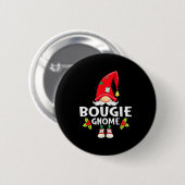 Badge Rond 5 Cm Christmas Bougie Gnome X-mas Family Matching (Devant & derrière)