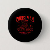 Badge Rond 5 Cm Christmas Crew Matching Family Group (Devant)