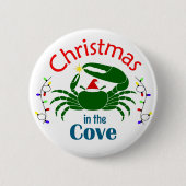 Badge Rond 5 Cm Christmas in the Cove Medium Button (Devant)