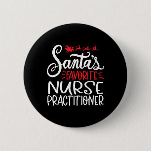 Badge Rond 5 Cm Christmas nurse practitioner