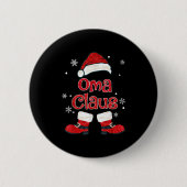 Badge Rond 5 Cm Christmas Oma Claus Grandmother Aunt Mother Daught (Devant)