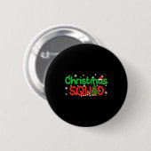 Badge Rond 5 Cm Christmas Squad Santa Dabbing Elf Family Matching  (Devant & derrière)