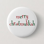 Badge Rond 5 Cm christmukkah (Devant)