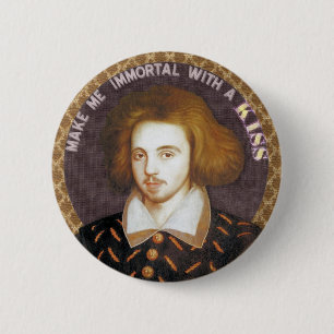 Badge Rond 5 Cm Christopher Marlowe