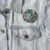 Badge Rond 5 Cm Chrome olographe (En situation)