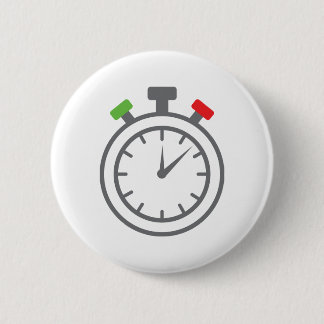 Badge Rond 5 Cm chronomètre - minuteur d'alarme