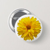 Badge Rond 5 Cm Chrysanthème (Devant & derrière)