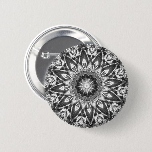 Badge Rond 5 Cm Chrystal Kaleidoscope 05 (Devant & derrière)