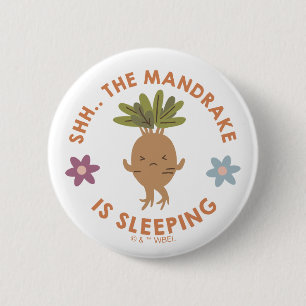 Badge Rond 5 Cm Chut... Le Mandrake Dort