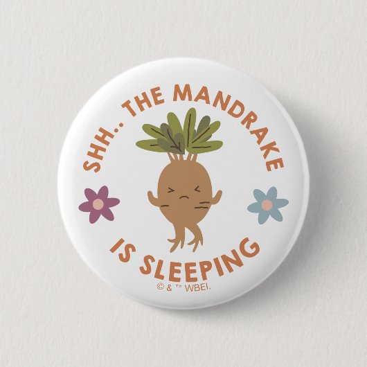 Badge Rond 5 Cm Chut... Le Mandrake Dort (Devant)