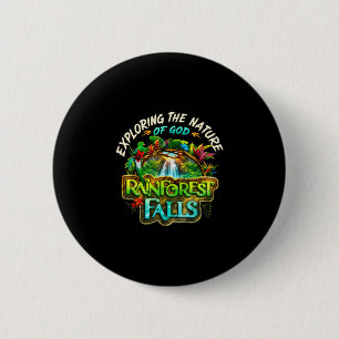 Badge Rond 5 Cm Chutes de la forêt tropicale vbs-2026 explorant la