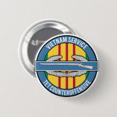 Badge Rond 5 Cm CIB du Vietnam (Devant & derrière)