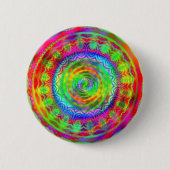 Badge Rond 5 Cm Cible Tie-dye (Devant)