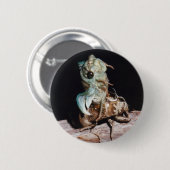 Badge Rond 5 Cm Cicada (Devant & derrière)