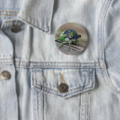Badge Rond 5 Cm Cicada (En situation)