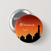 Badge Rond 5 Cm Ciel de soirée d'Eid - bouton (Devant & derrière)