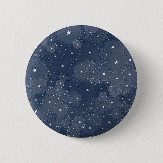 Badge Rond 5 Cm Ciel étoilé (Devant)