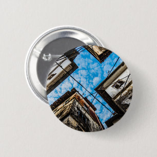 Badge Rond 5 Cm Ciel sur Stonetown, Zanzibar