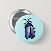 Badge Rond 5 Cm Cigale (Devant & derrière)