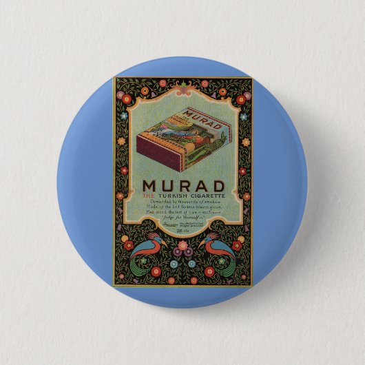Badge Rond 5 Cm Cigarettes de Murad et (Devant)