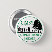 BADGE ROND 5 CM CIMBY (Devant & derrière)