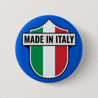 Badge Rond 5 Cm Cimetière Personnalisé "Fabriqué En Italie"
