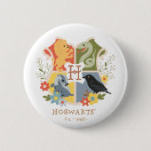 Badge Rond 5 Cm Cimier HOGWARTS™ (Devant)