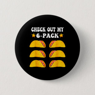 Badge Rond 5 Cm Cinco De Mayo Découvrez Mon Pack Six 6 Avec Tacos