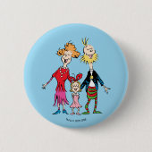 Badge Rond 5 Cm Cindy Lou Who's Family Portrait (Devant)