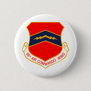 Badge Rond 5 Cm cinquante-sixième Aile de commando d'air