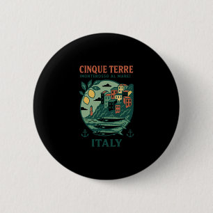 Badge Rond 5 Cm Cinque Terre Italie Souvenir Monterosso Al Mare Tr