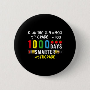 Badge Rond 5 Cm Cinquième professeur de 5e année élève 100 école 1